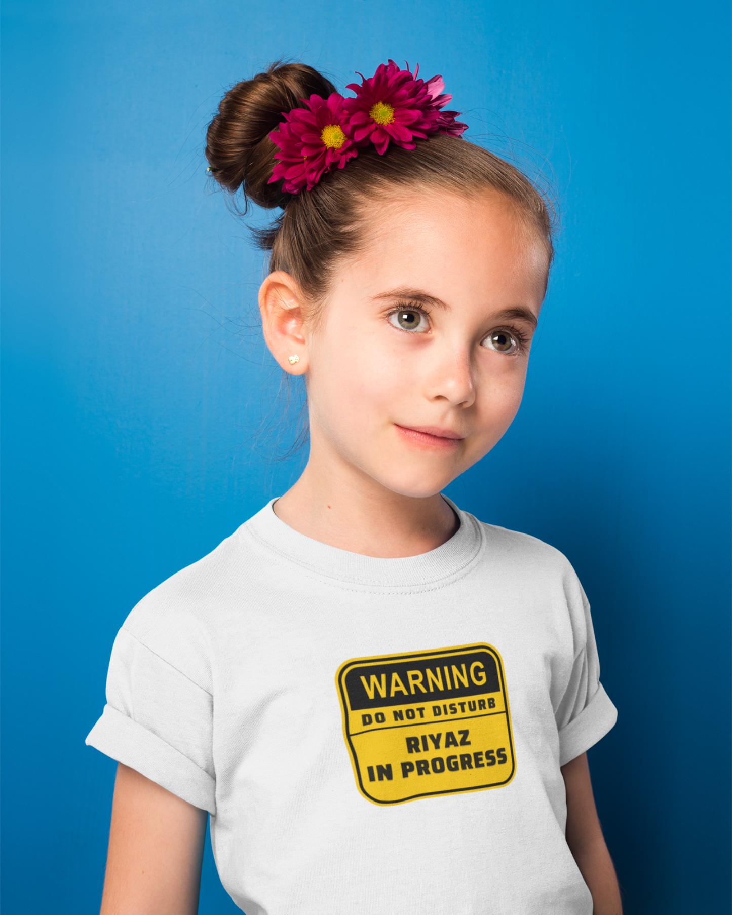 Warning! Riyaz in Progress | Kids T-shirt
