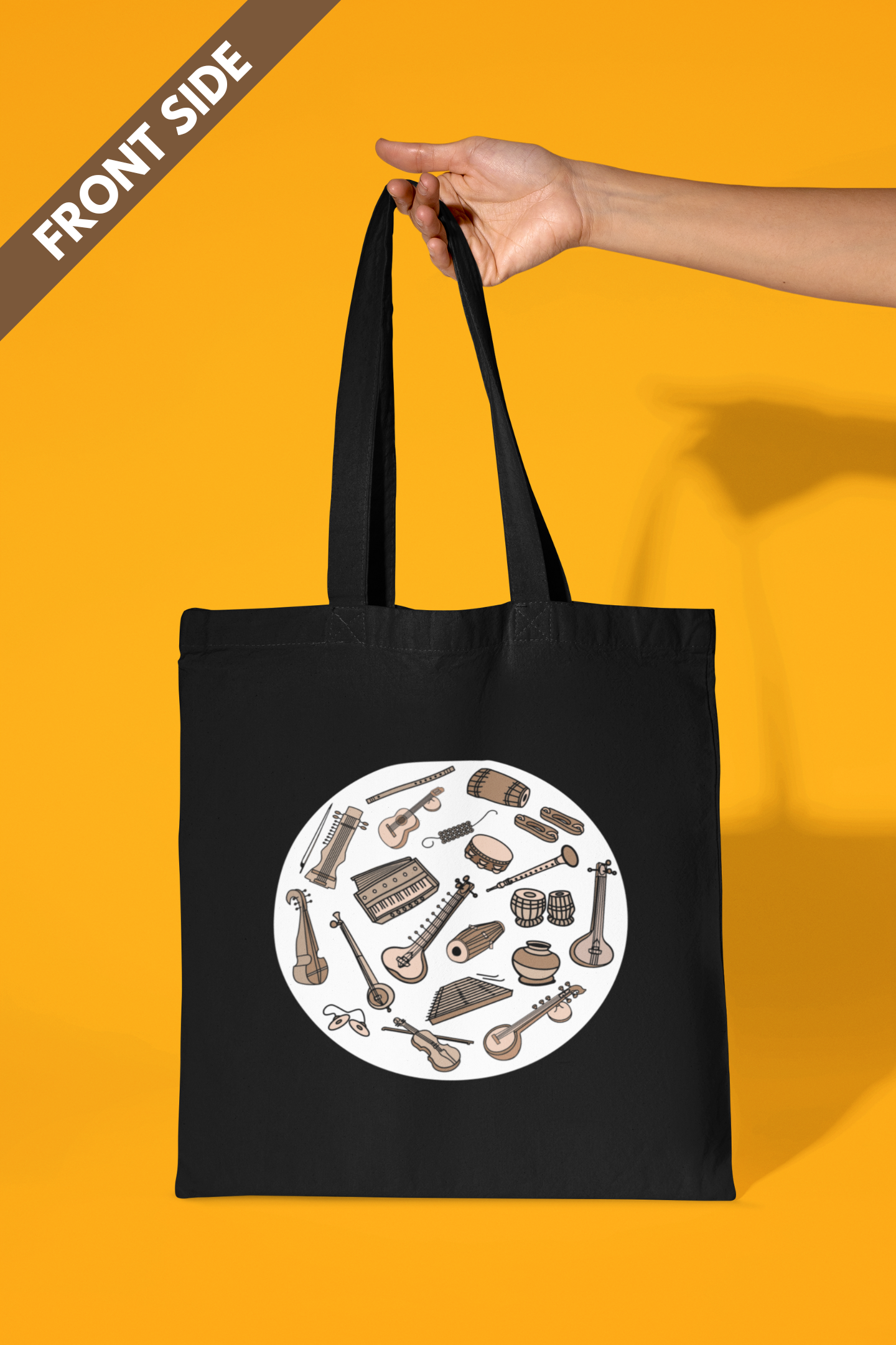 Circle of Music | Cotton Tote Bag