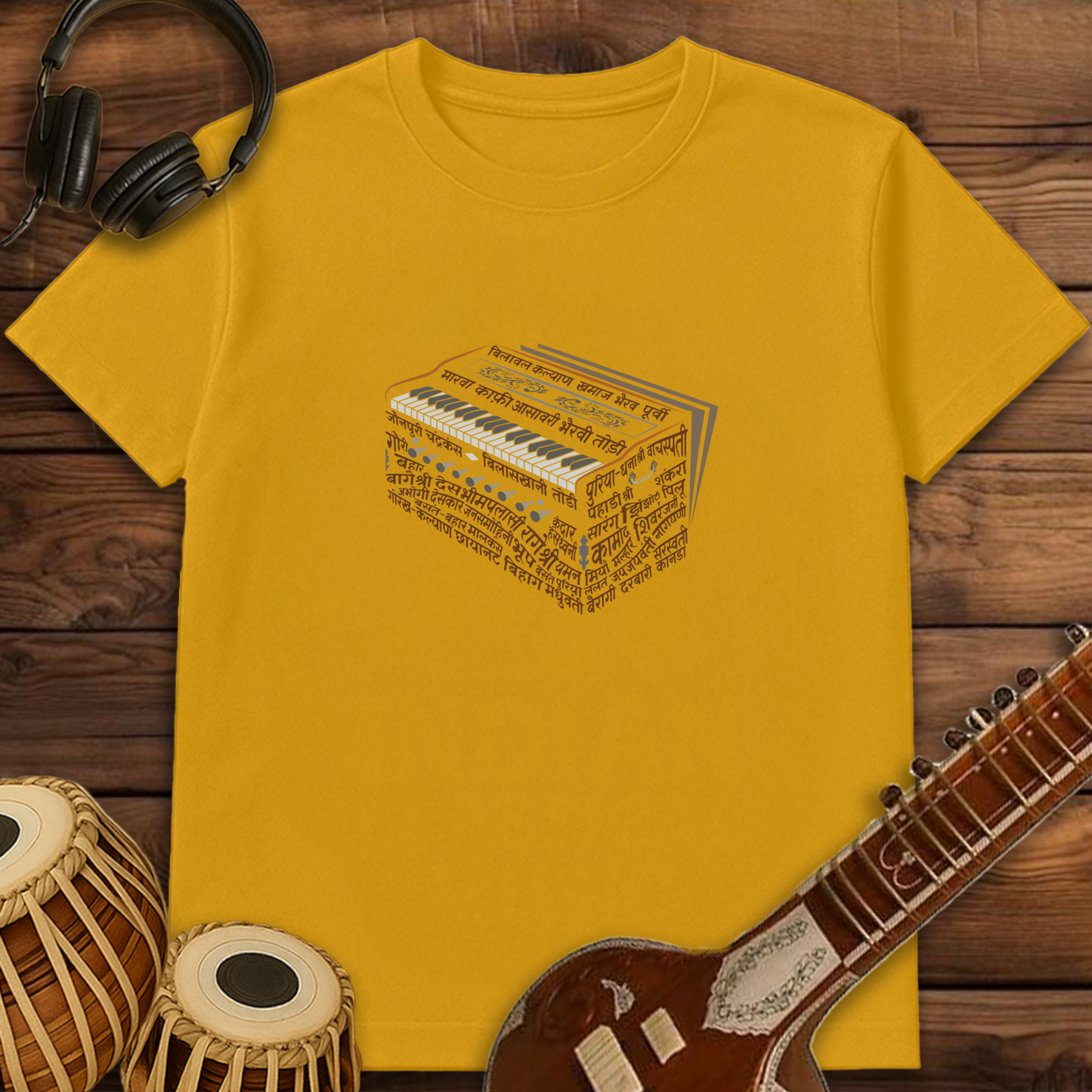 Raagdari ~ Harmonium | Unisex T-shirt