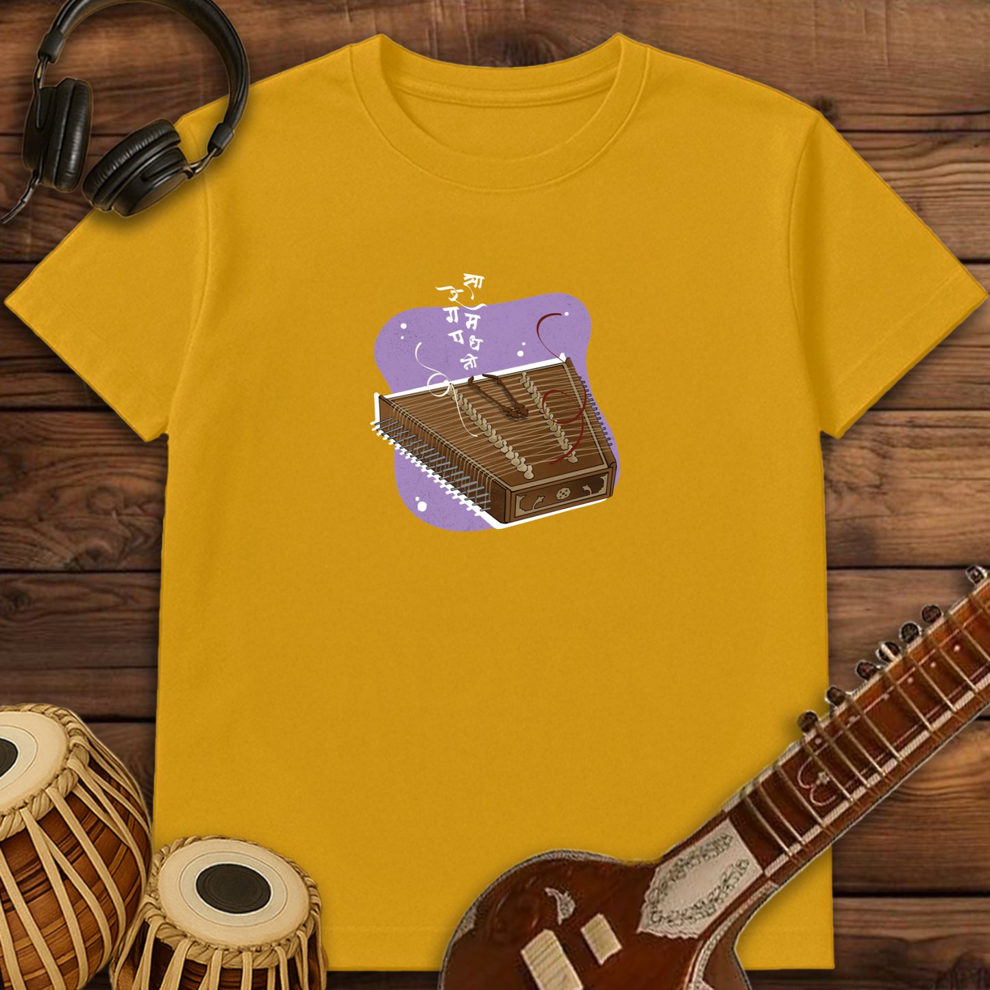 Santoor, Poetry of Strings | Unisex T-shirt