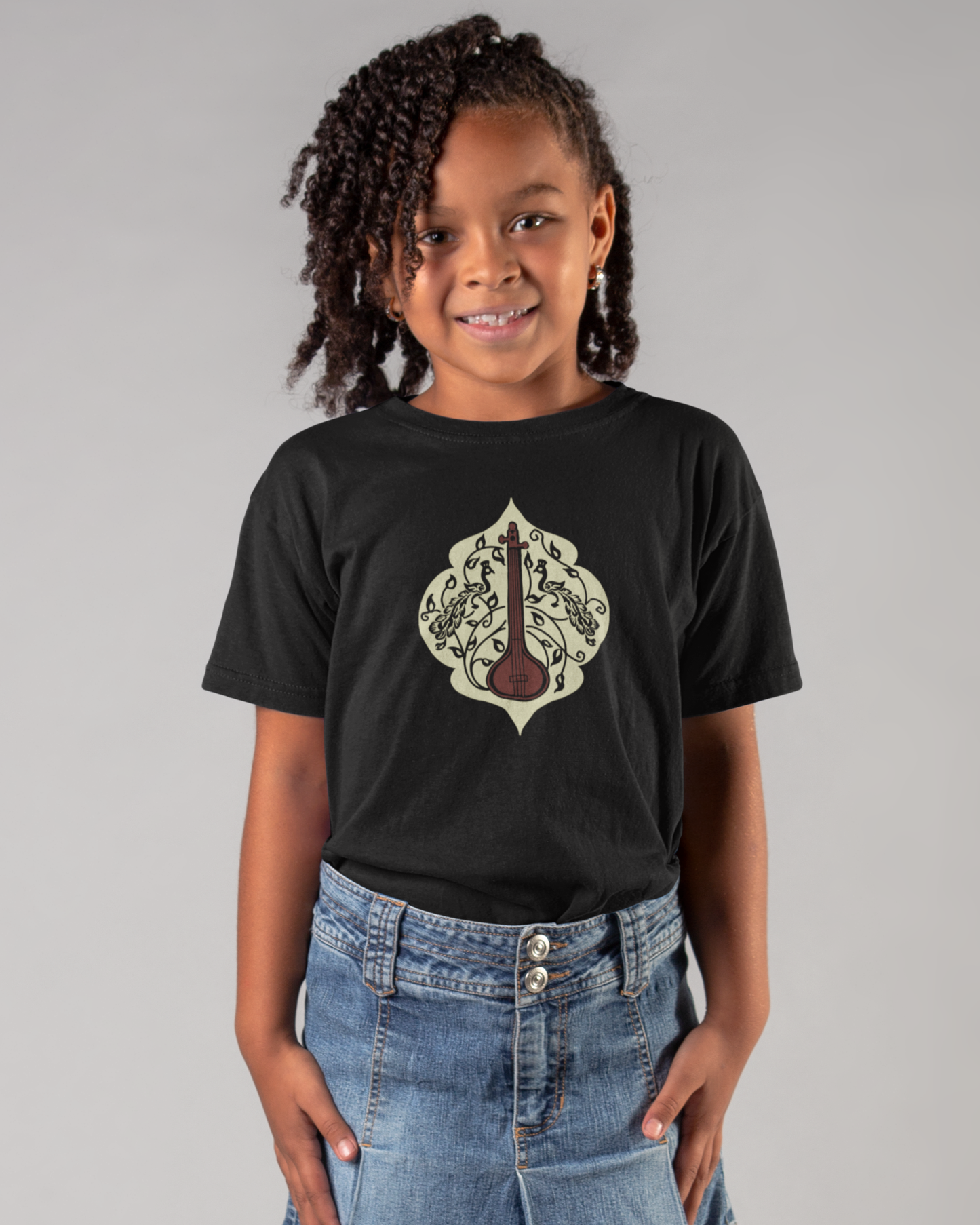 Tanpura Motif | Kids T-shirt