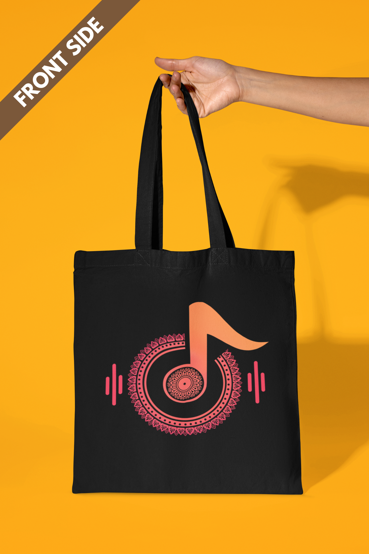 Melodic Mandala | Cotton Tote Bag
