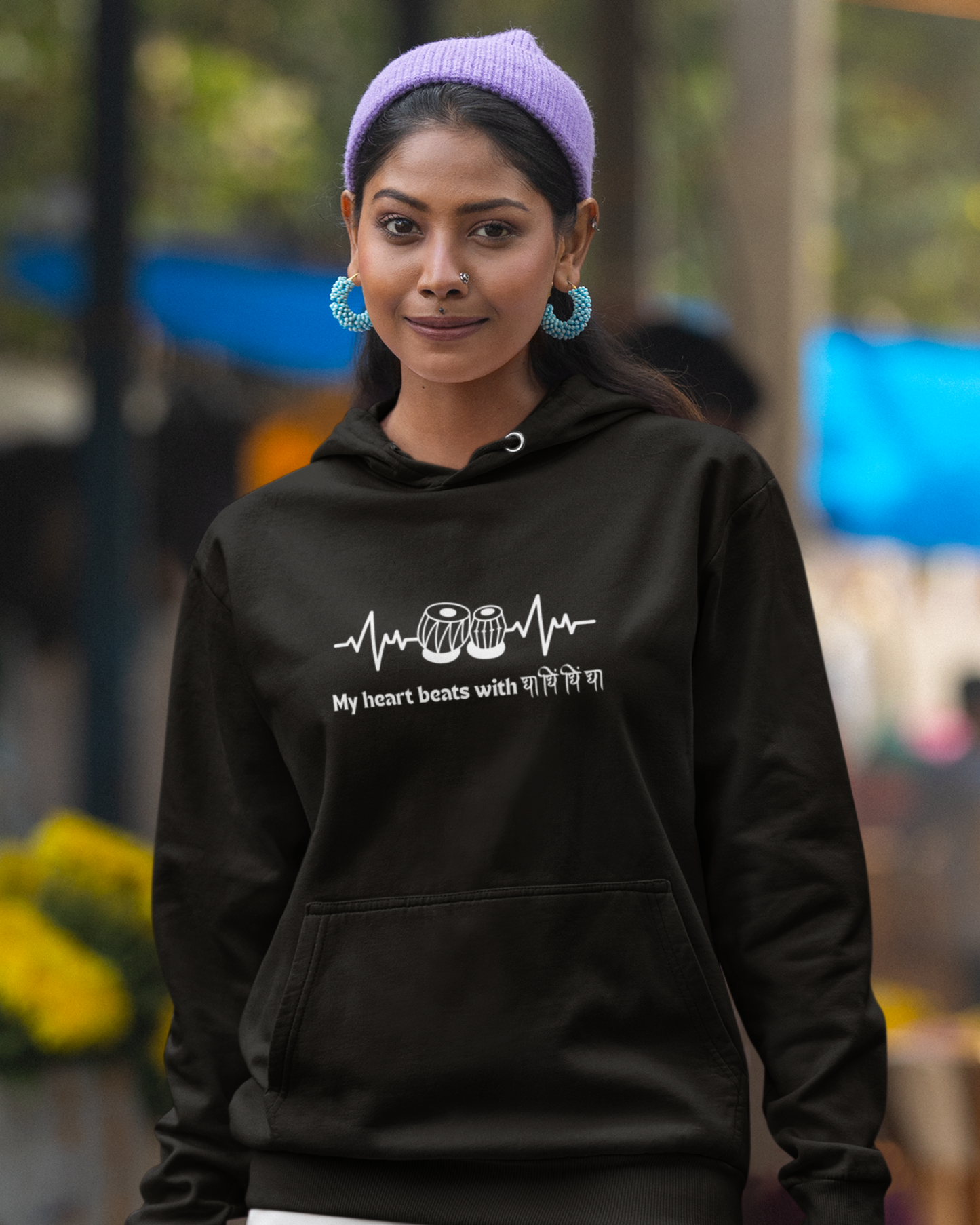 Tabla Heartbeat | Unisex Hoodie
