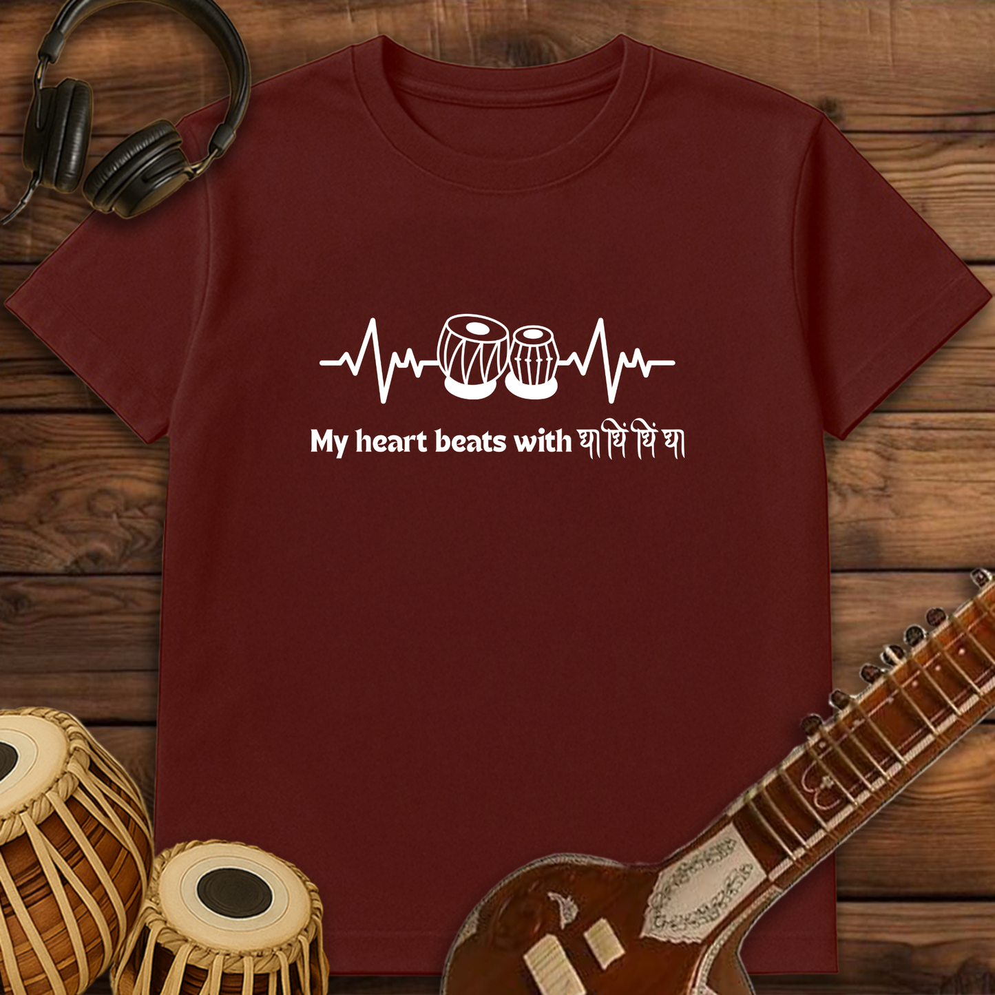 Tabla Heartbeat | Unisex T-shirt