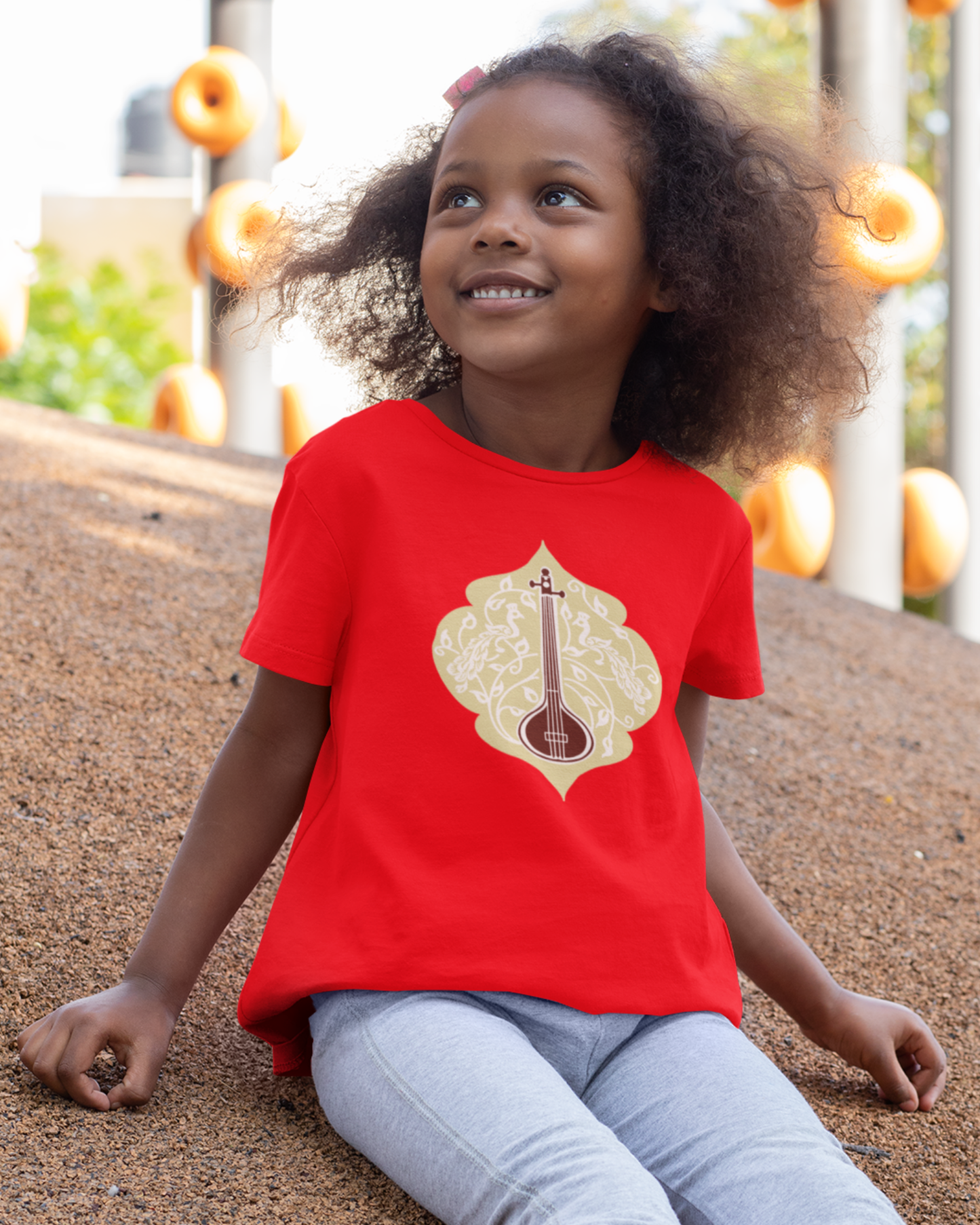 Tanpura Motif | Kids T-shirt