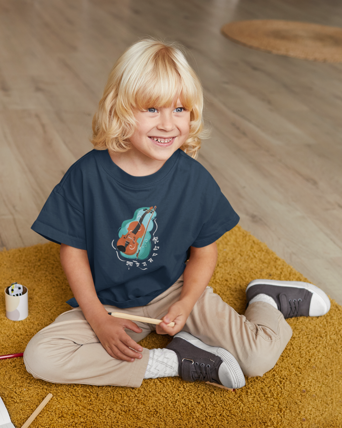 Violin, The Musical Storyteller | Kids T-shirt