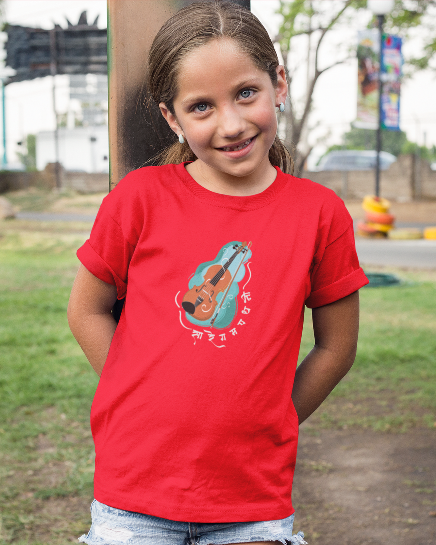 Violin, The Musical Storyteller | Kids T-shirt