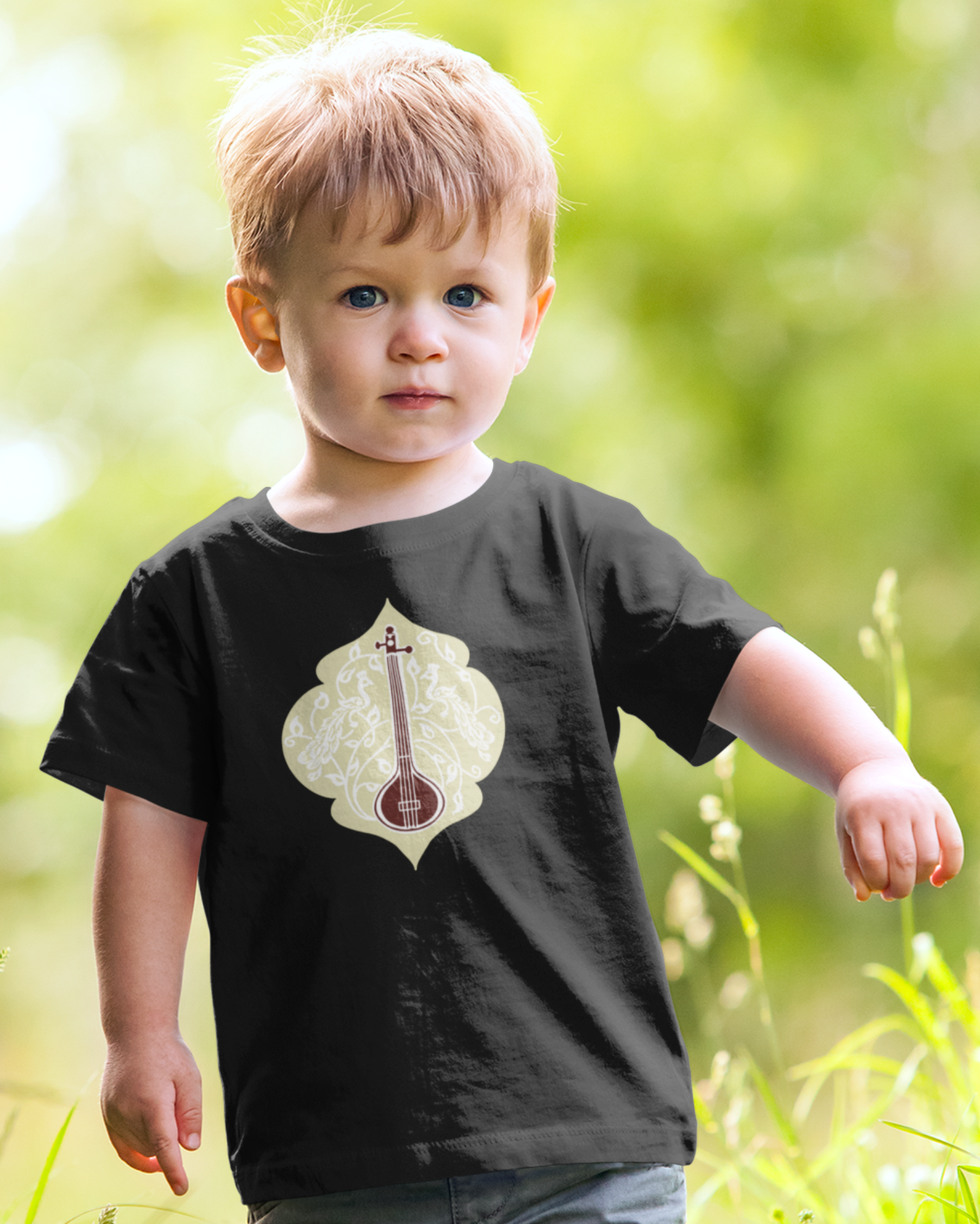 Tanpura Motif | Kids T-shirt