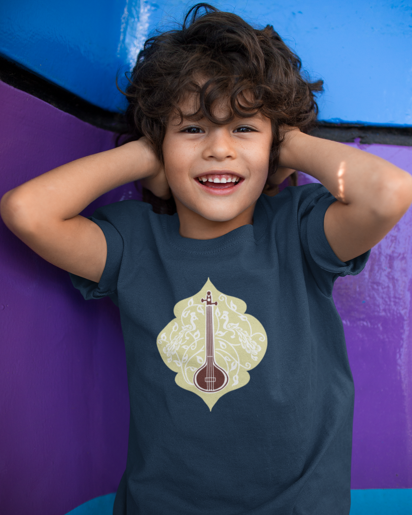 Tanpura Motif | Kids T-shirt