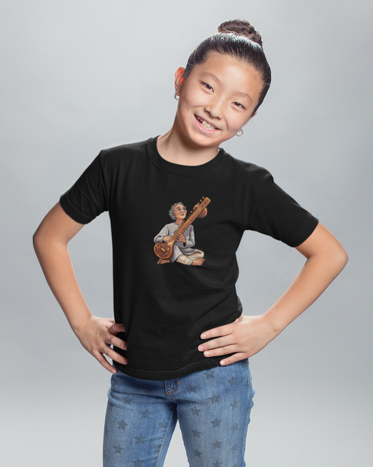 Sitar Pandit | Kids T-shirt