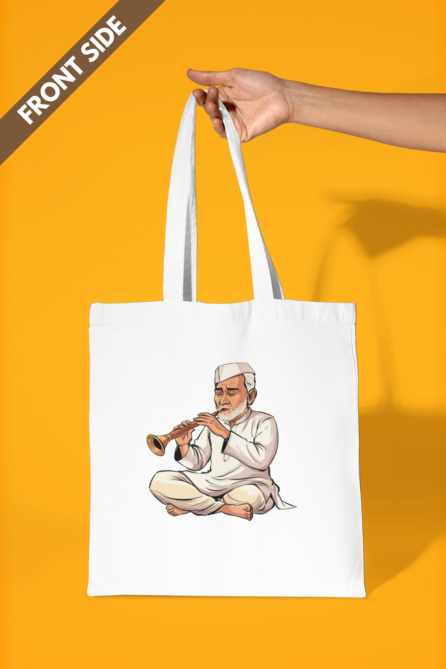 Shehnai Ustad | Cotton Tote Bag