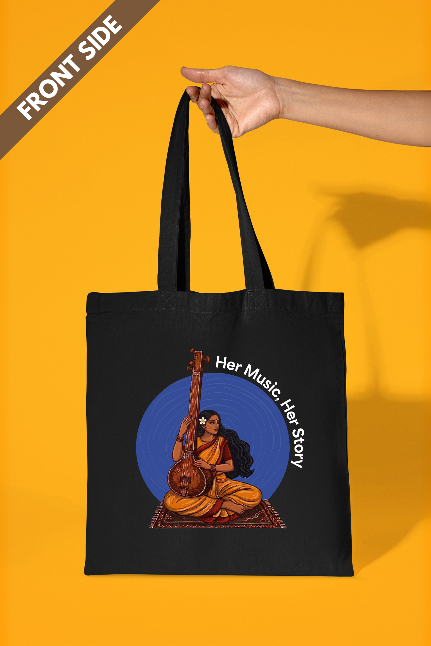 Her Music, Her Story | Cotton Tote Bag