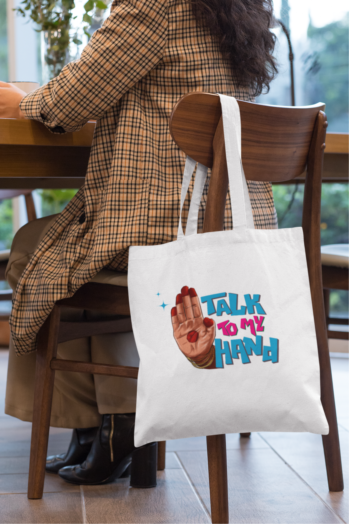 Talk To My Hand | Cotton Tote Bag