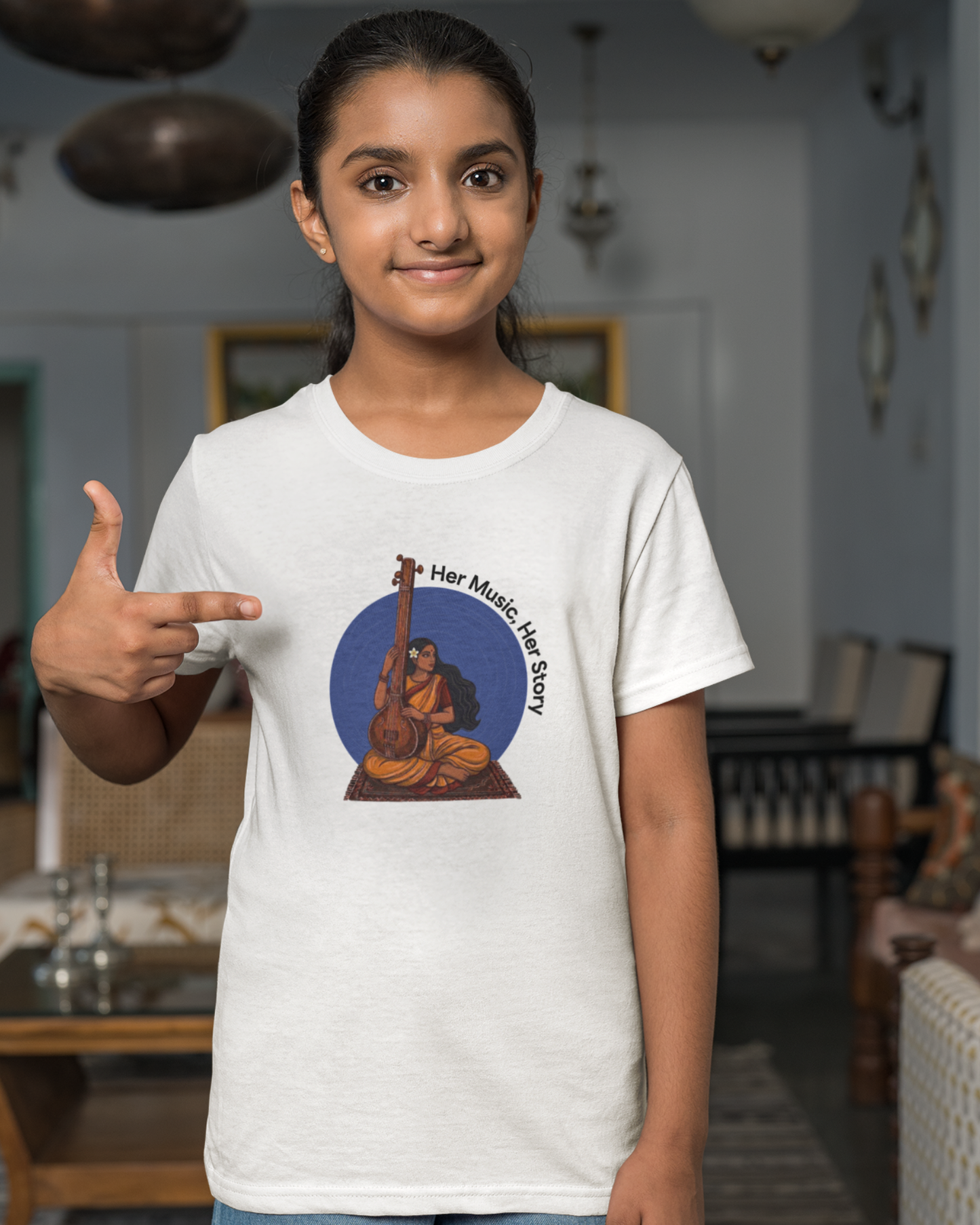 Her Music, Her Story | Kids T-shirt