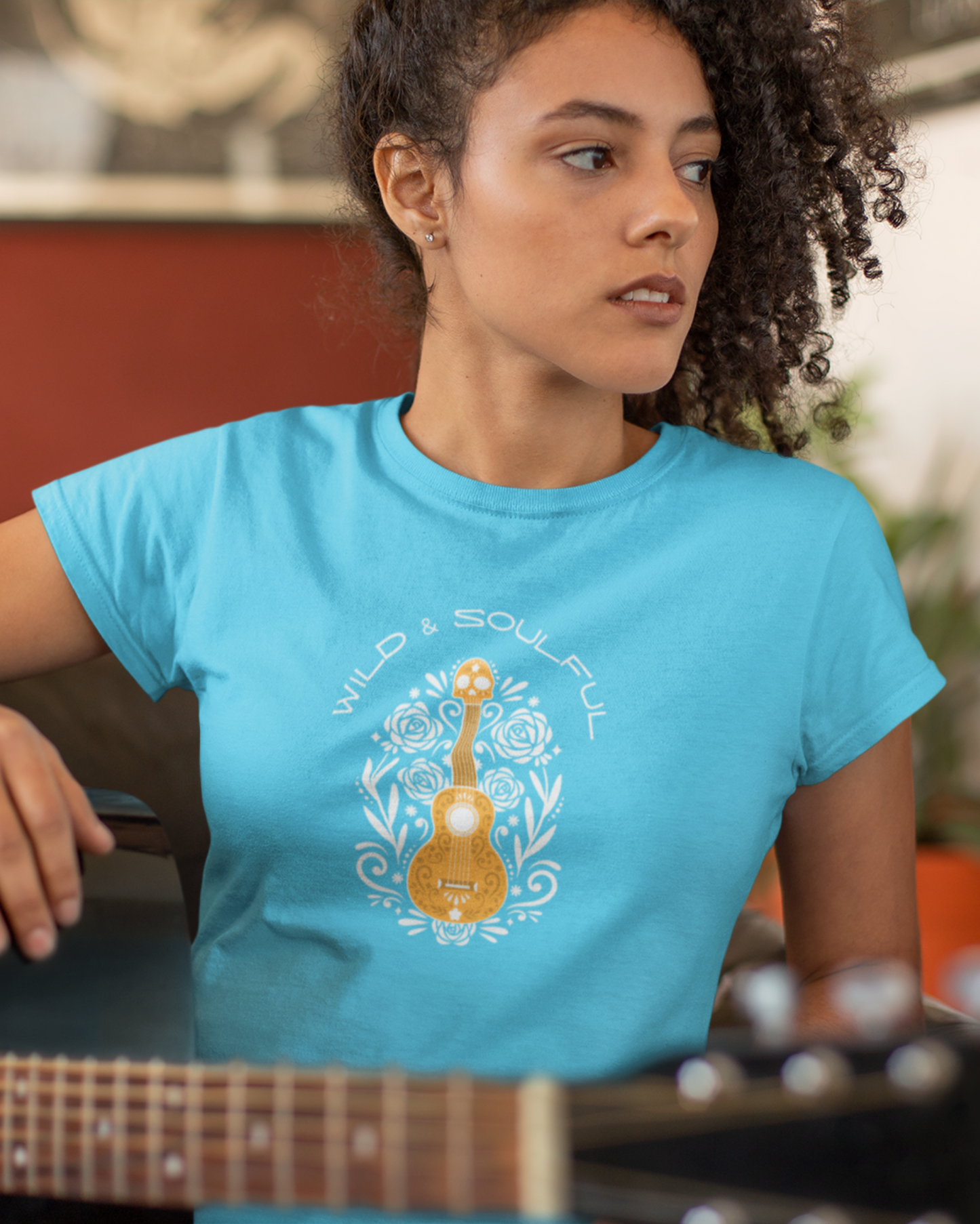 Wild & Soulful Guitar | Unisex T-shirt