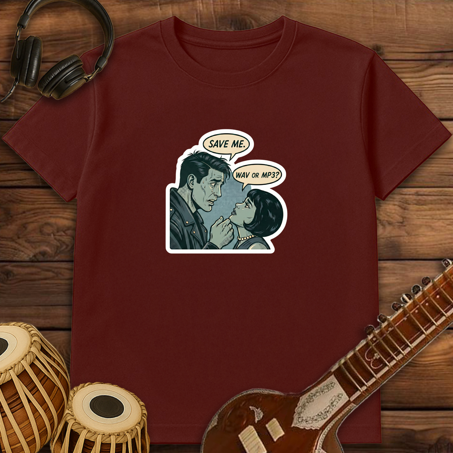 WAV or MP3? | Unisex T-shirt