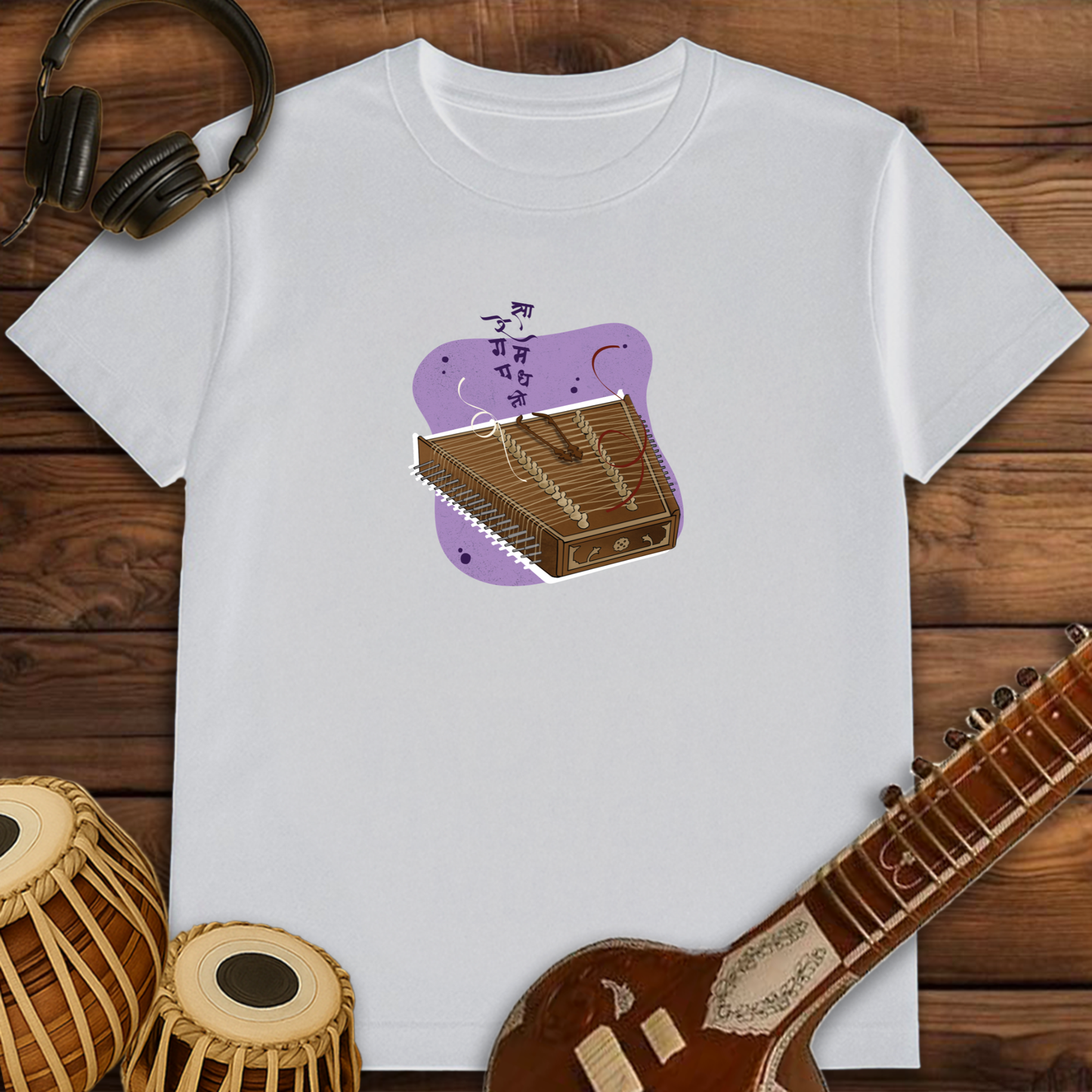 Santoor, Poetry of Strings | Unisex T-shirt