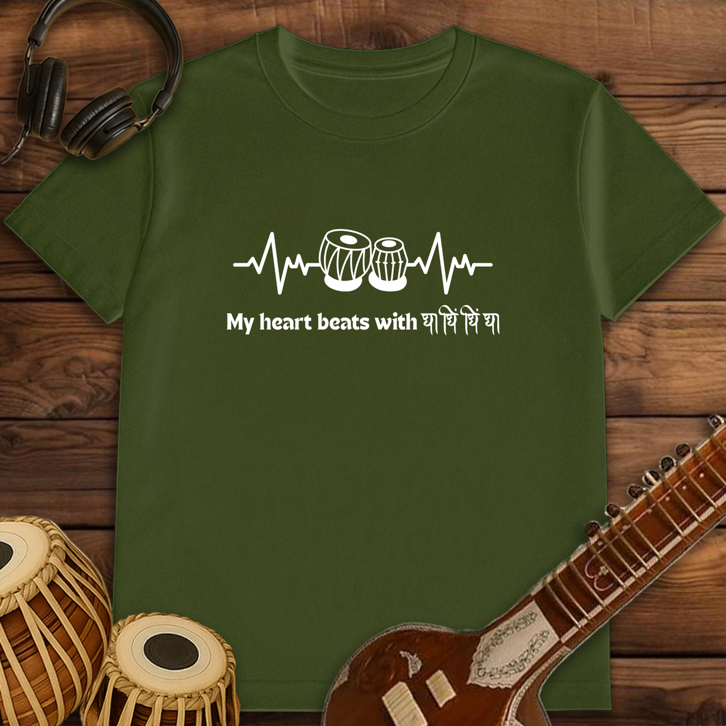 Tabla Heartbeat | Unisex T-shirt
