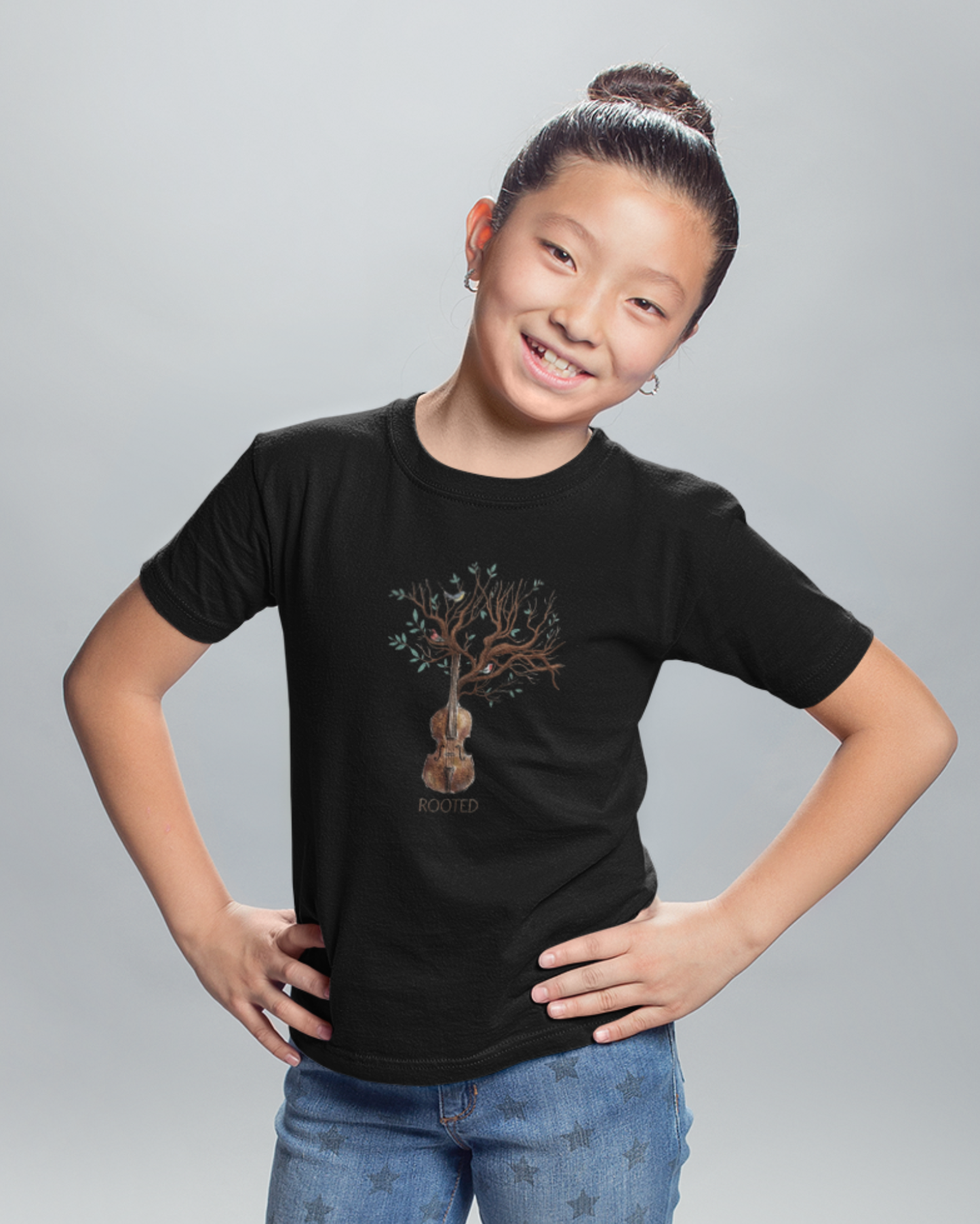 Rooted Violin | Kids T-shirt