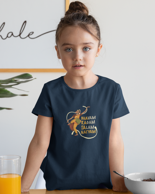 Bharatnatyam | Kids T-shirt | Stock Clearance