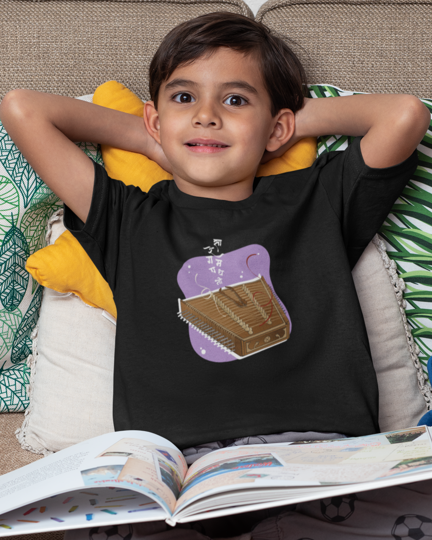 Santoor, Poetry of Strings  | Kids T-shirt