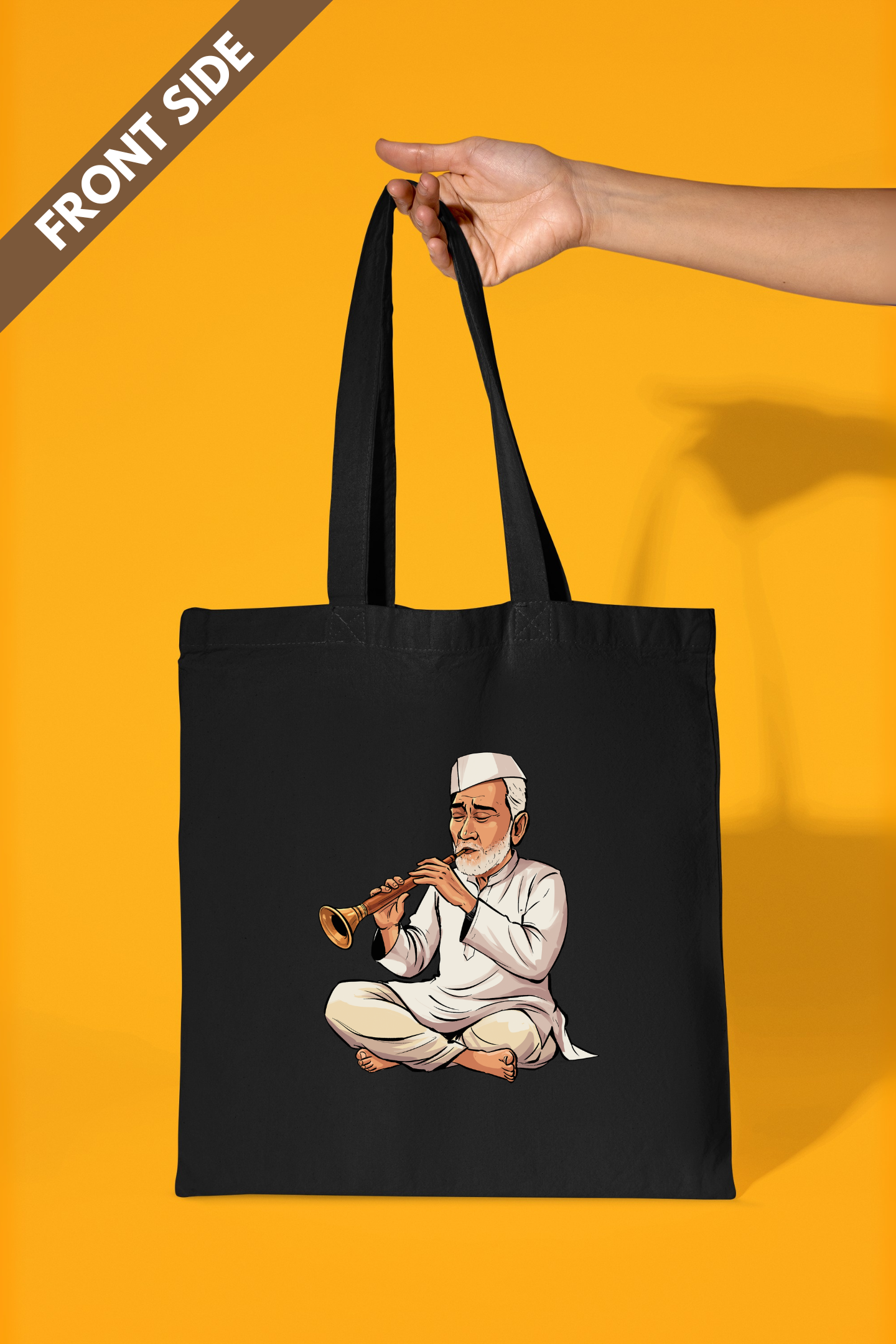 Shehnai Ustad | Cotton Tote Bag