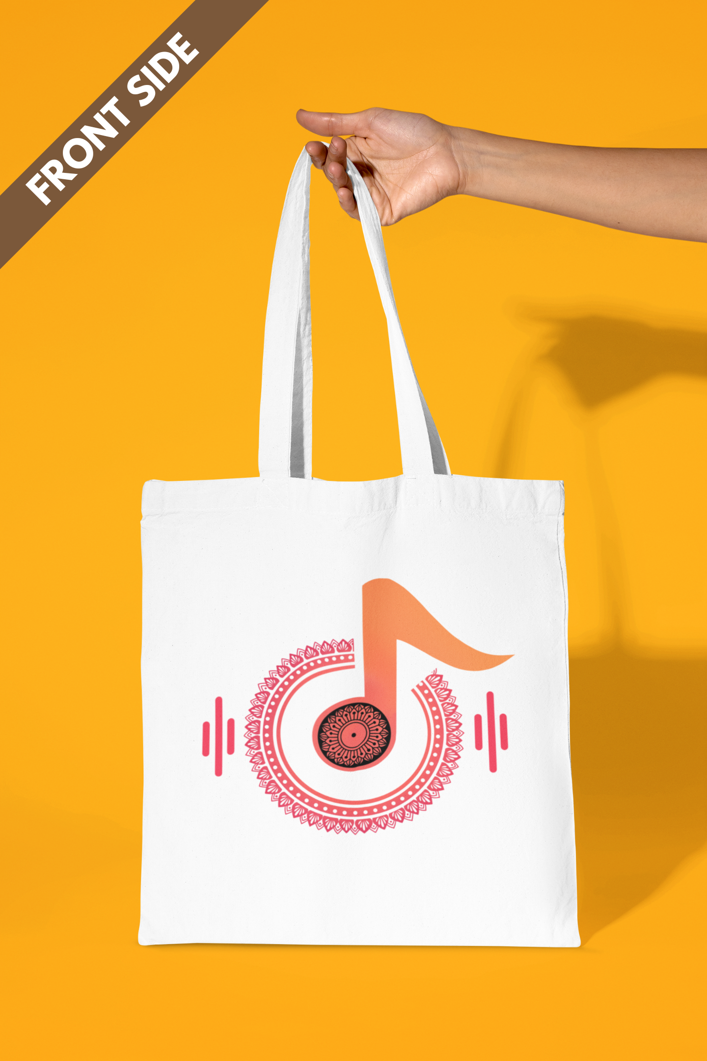 Melodic Mandala | Cotton Tote Bag