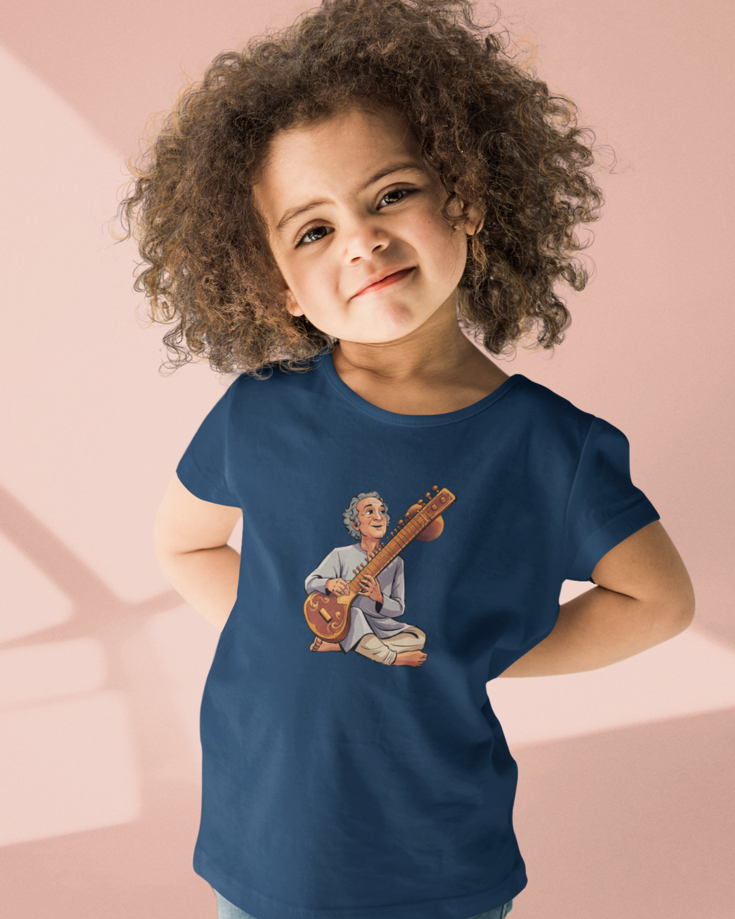 Sitar Pandit | Kids T-shirt