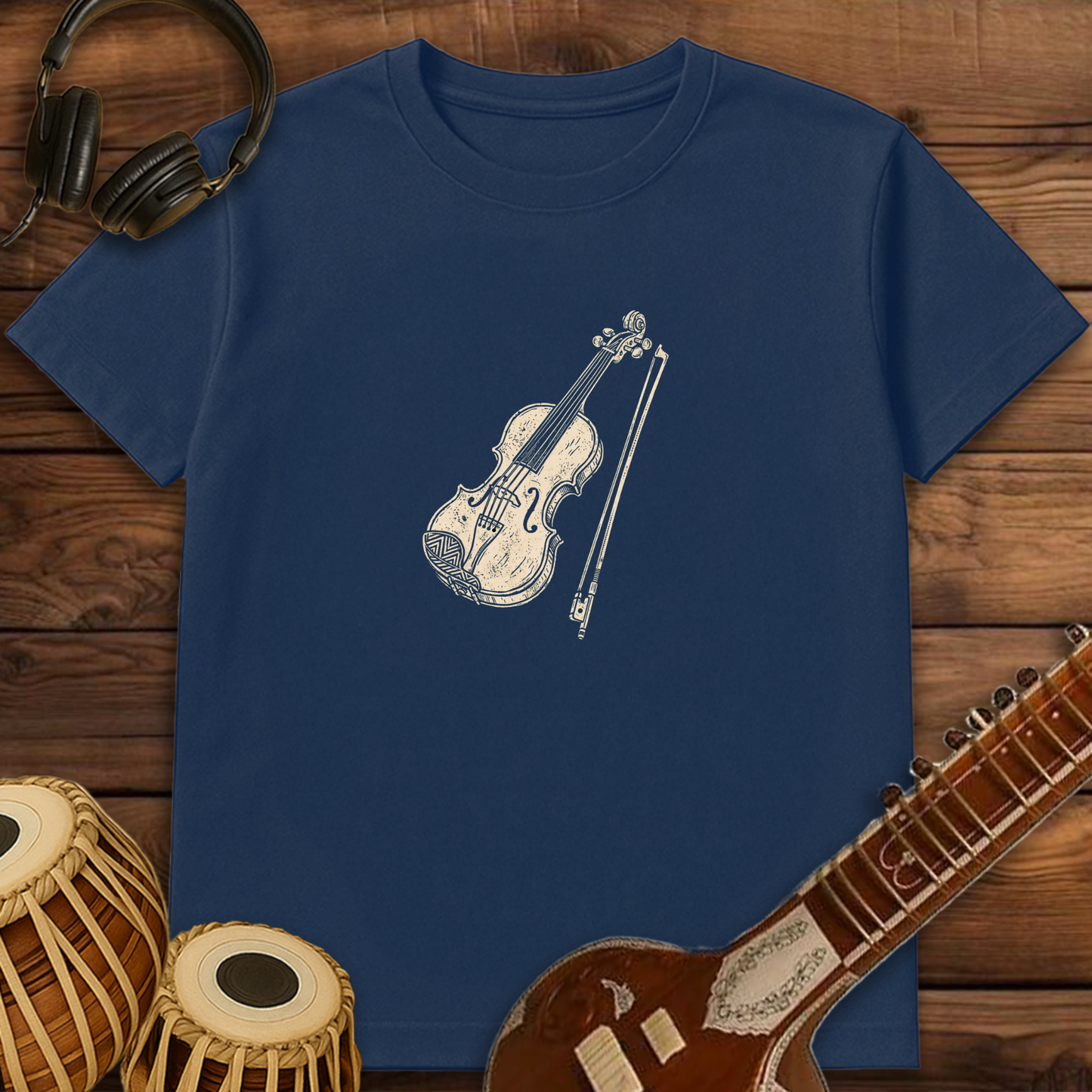 Retro Violin | Unisex T-shirt