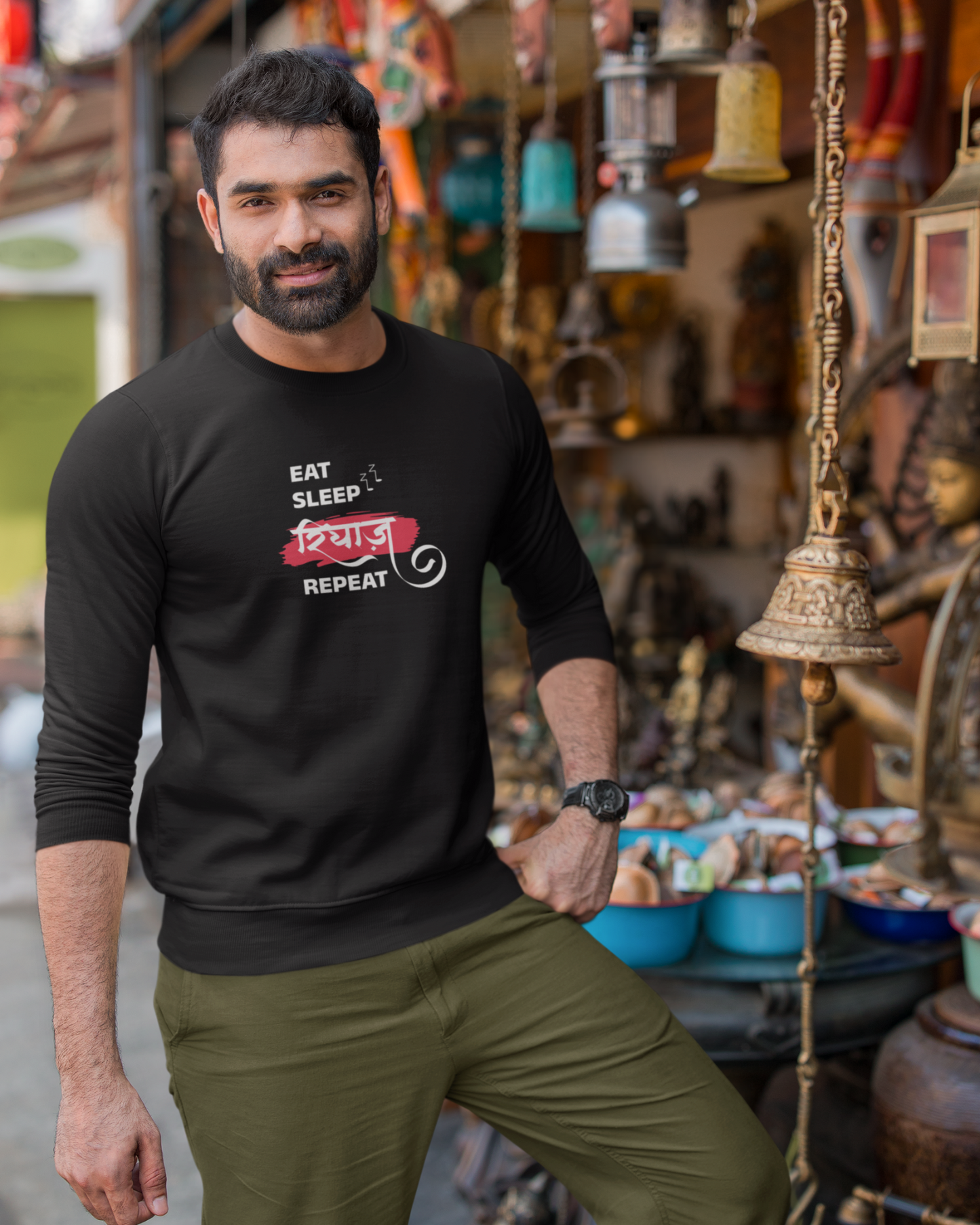Eat Sleep Riyaz Repeat  | Unisex Sweatshirt
