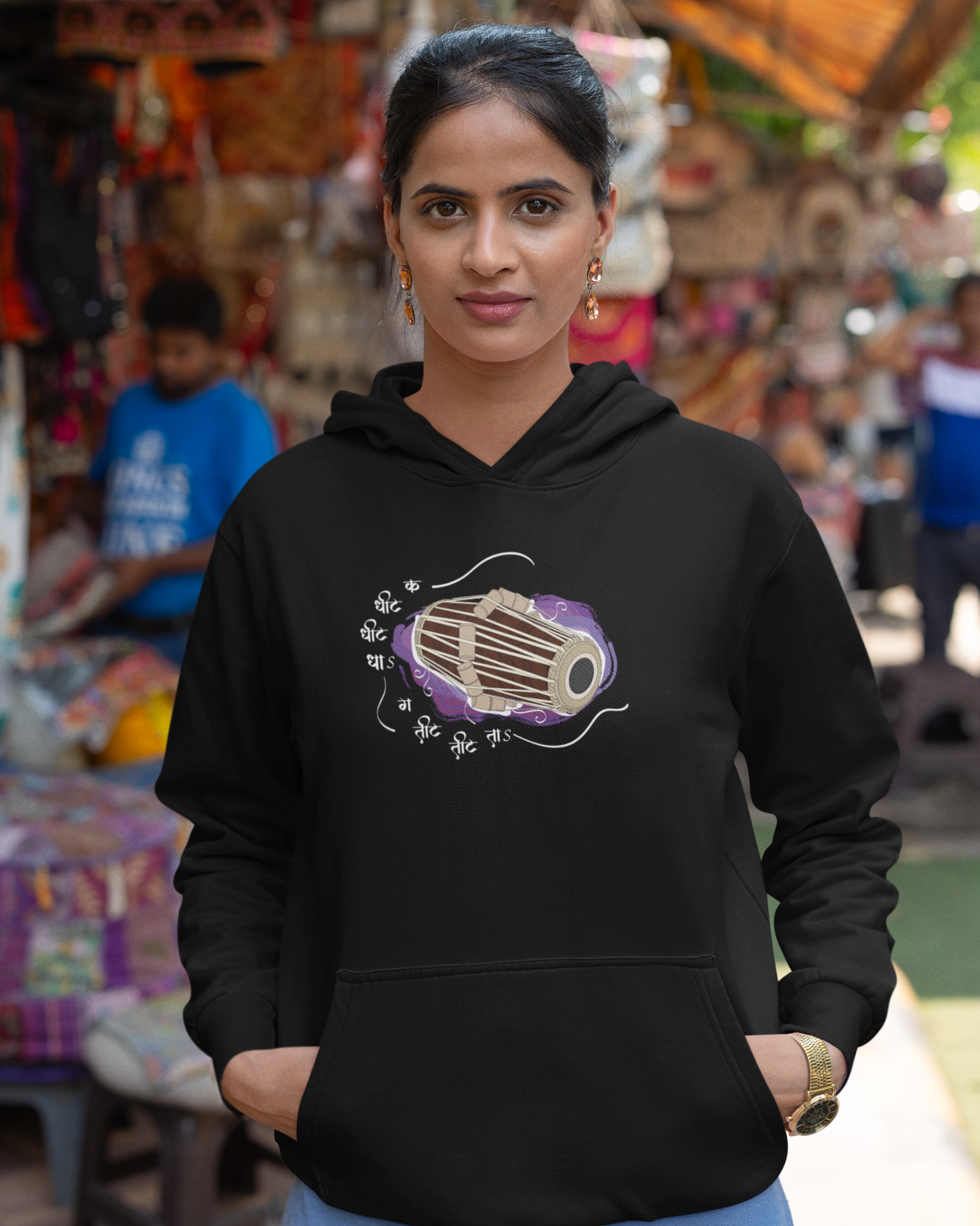 Pakhwaj, Rhythm of Divine | Unisex Hoodie