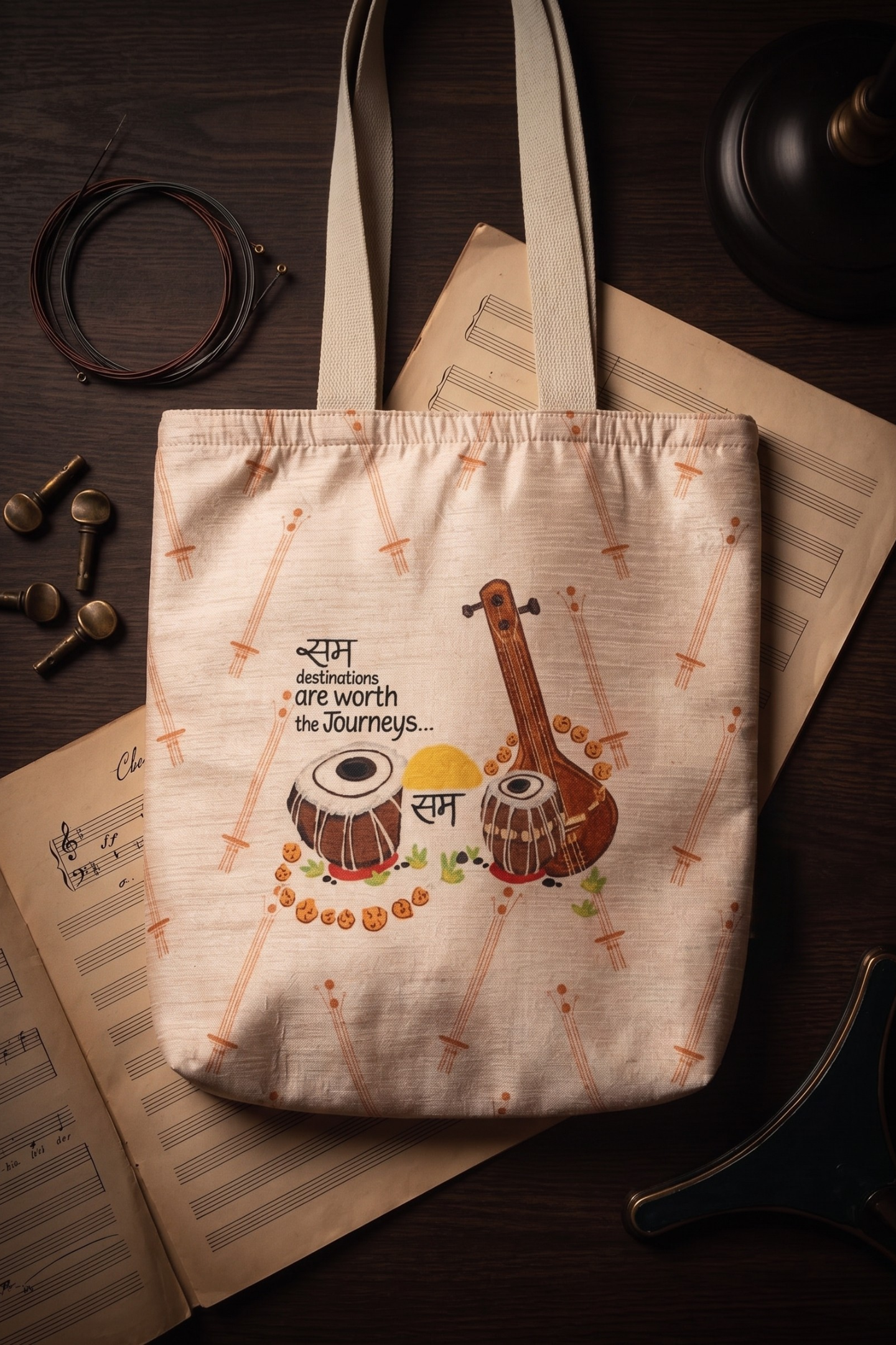 SAM, the ultimate destination! | Raw Silk & Cotton Tote Bag