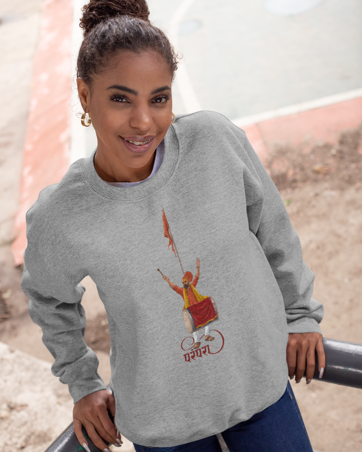Parampara of Dhol, Tasha & Dhwaj | Unisex Sweatshirt