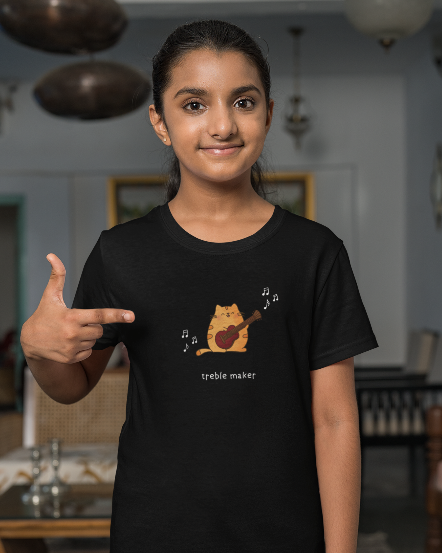 SWARU and the GUITAR | Kids T-shirt