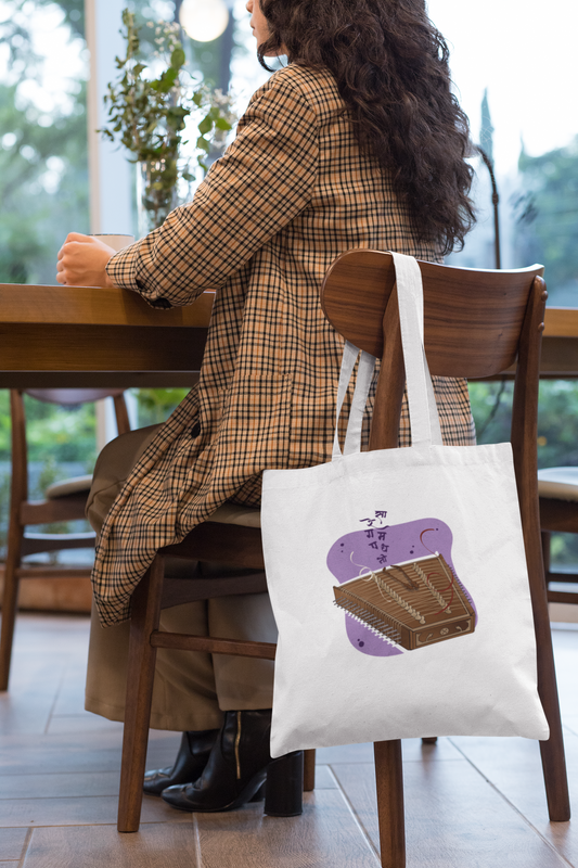 Santoor, Poetry of Strings | Cotton Tote Bag